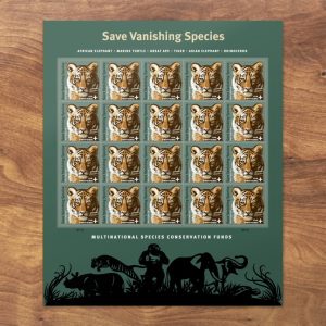 Save Vanishing Species Stamps, Sheet of 20