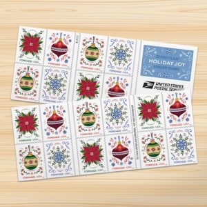 Holiday Joy Stamps, Book of 20