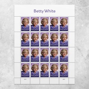 Betty White Stamps, Sheet of 20