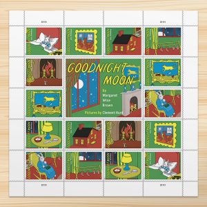 Goodnight Moon Stamps, Sheet of 16