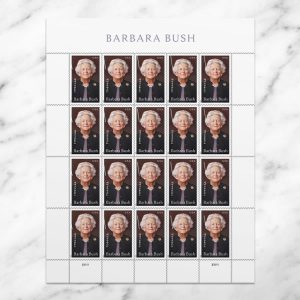 Barbara Bush Stamps, Sheet of 20