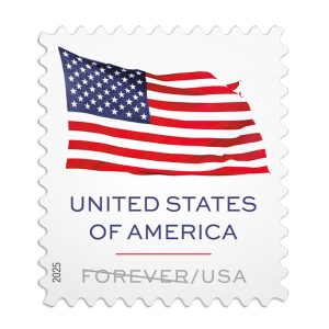U.S Flags 2025 Stamps, Sheet of 20
