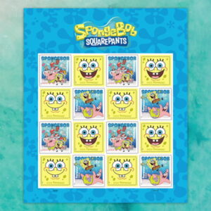 SpongeBob Squarepants Stamps, Sheet of 16